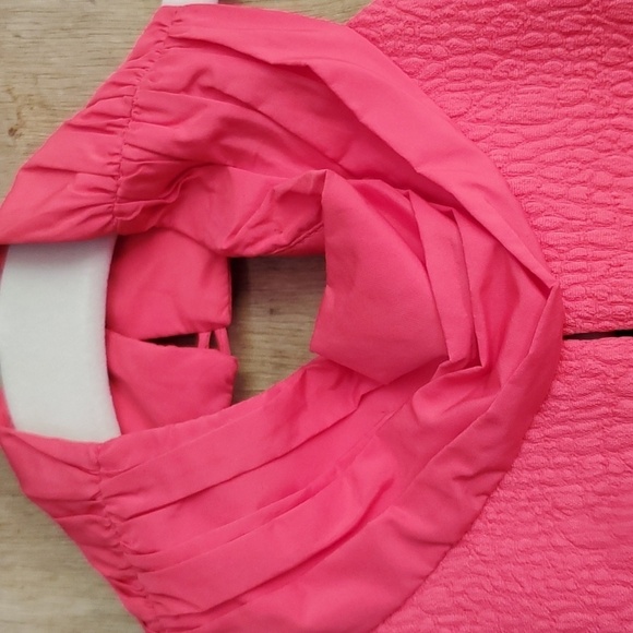 Rebecca Vallance Halter Dress 4 NWOT  Peach lined No Bow - Picture 2 of 8